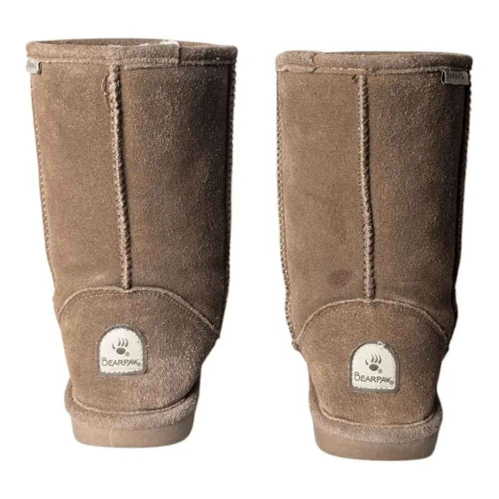 BEARPAW Elle Short Water Resistant Winter Boot Size 8